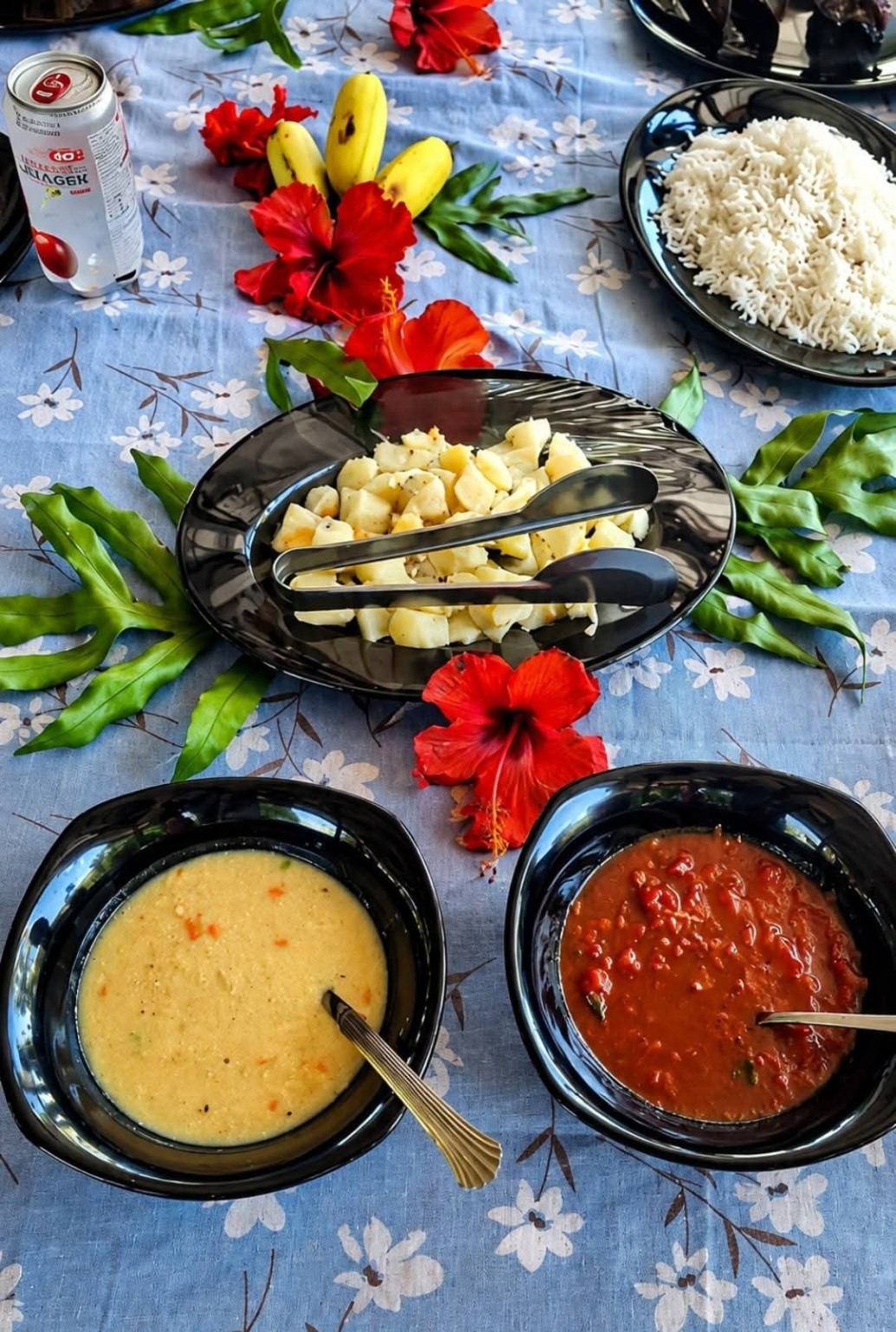 Creole food during the island adventure